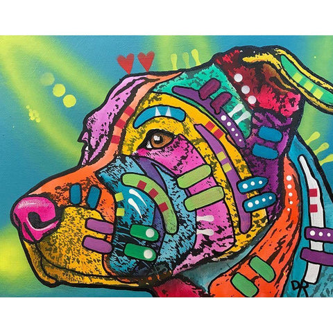 Bailey Black Modern Wood Framed Art Print by Dean Russo Collection