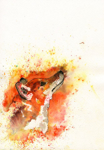 084a White Modern Wood Framed Art Print with Double Matting by Steel, Emma