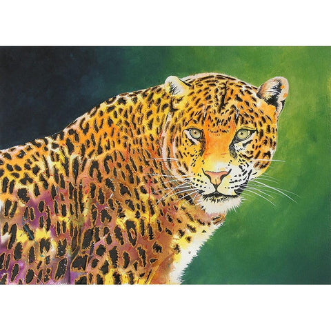 The Stare Gold Ornate Wood Framed Art Print with Double Matting by Stevenson, Graeme