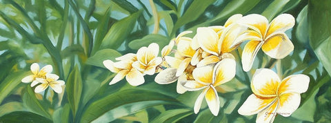 White Fran White Modern Wood Framed Art Print with Double Matting by Stevenson, Graeme