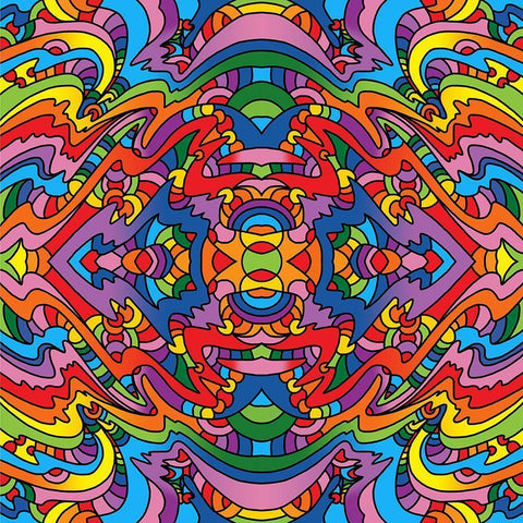 Pop_Art_Mambo_916 Black Modern Wood Framed Art Print with Double Matting by Green, Howie