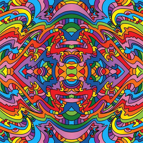 Pop_Art_Mambo_916 Black Ornate Wood Framed Art Print with Double Matting by Green, Howie