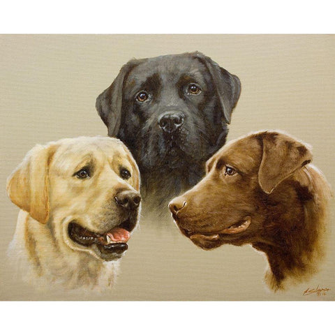 136 Gold Ornate Wood Framed Art Print with Double Matting by Silver, John