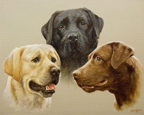 136 Black Ornate Wood Framed Art Print with Double Matting by Silver, John