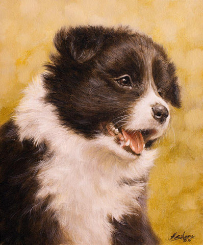 302 Black Ornate Wood Framed Art Print with Double Matting by Silver, John