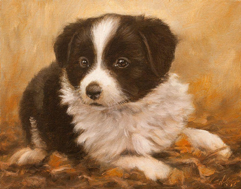 315 White Modern Wood Framed Art Print with Double Matting by Silver, John