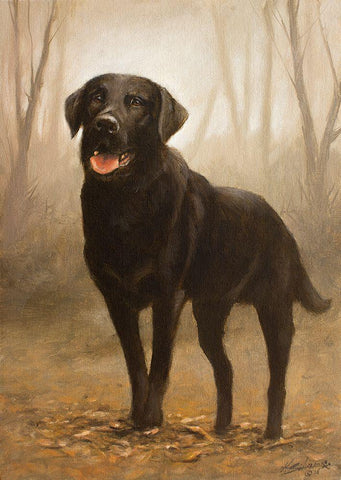 316 White Modern Wood Framed Art Print with Double Matting by Silver, John