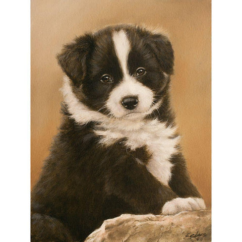 322 Gold Ornate Wood Framed Art Print with Double Matting by Silver, John