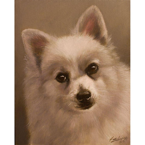 331 White Modern Wood Framed Art Print by Silver, John