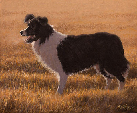 334 Black Ornate Wood Framed Art Print with Double Matting by Silver, John