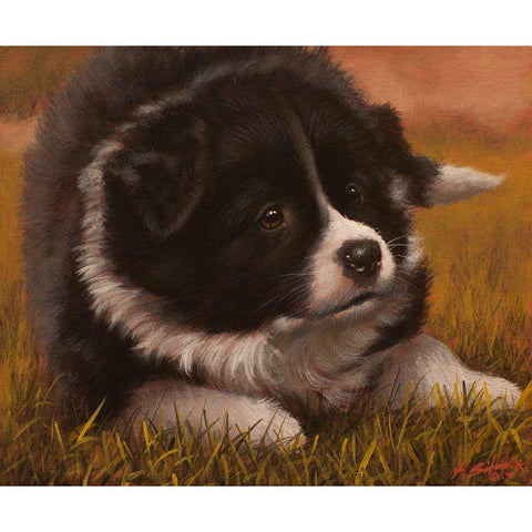 347 Gold Ornate Wood Framed Art Print with Double Matting by Silver, John