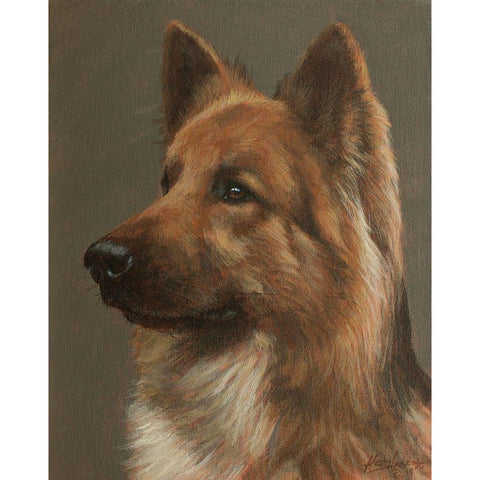 463a Black Modern Wood Framed Art Print with Double Matting by Silver, John