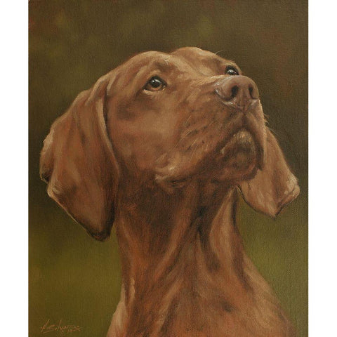 511a Gold Ornate Wood Framed Art Print with Double Matting by Silver, John