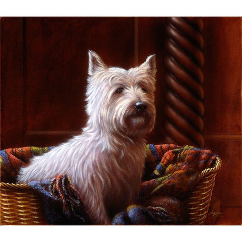 Js104-B Gold Ornate Wood Framed Art Print with Double Matting by Silver, John