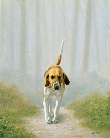 Jsm37-B Black Ornate Wood Framed Art Print with Double Matting by Silver, John