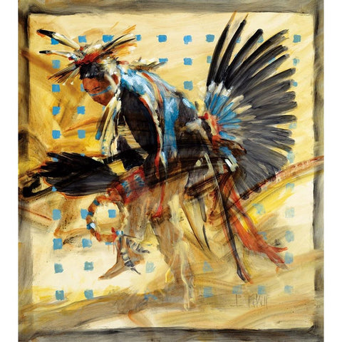 Shift Black Modern Wood Framed Art Print with Double Matting by Knauf, J.E.