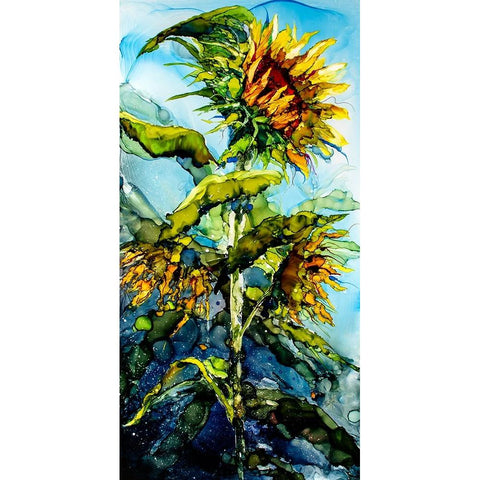 Rise To The Occasion Black Modern Wood Framed Art Print by Art by Leslie Franklin