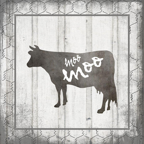 MyFarmMyWay V5 3 Black Modern Wood Framed Art Print with Double Matting by LightBoxJournal