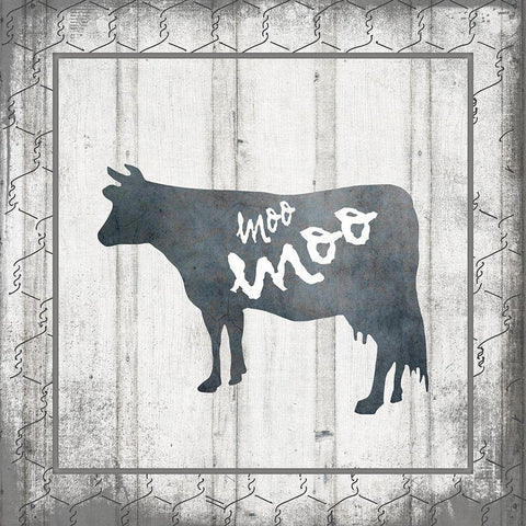 MyFarmMyWay V5 4 Black Modern Wood Framed Art Print with Double Matting by LightBoxJournal