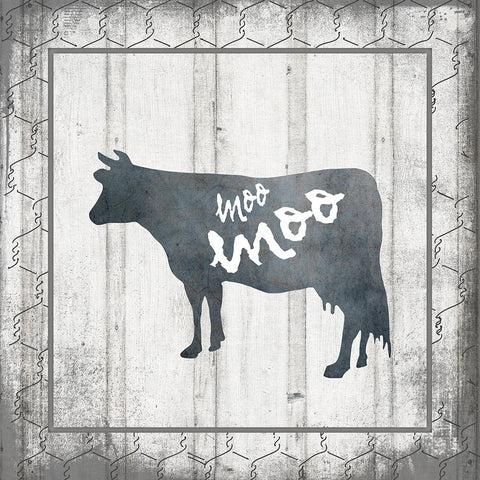 MyFarmMyWay V5 4 White Modern Wood Framed Art Print with Double Matting by LightBoxJournal