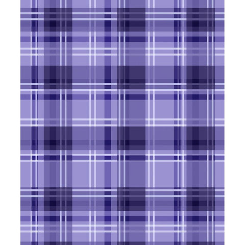 Ultra Violet Plaid 03 Gold Ornate Wood Framed Art Print with Double Matting by LightBoxJournal