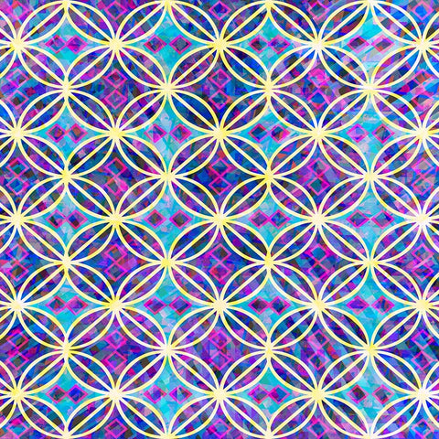 BoHo Girl Pattern 04 White Modern Wood Framed Art Print with Double Matting by LightBoxJournal