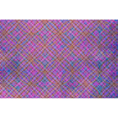 Cherry Blu Pattern 04 Black Modern Wood Framed Art Print with Double Matting by LightBoxJournal