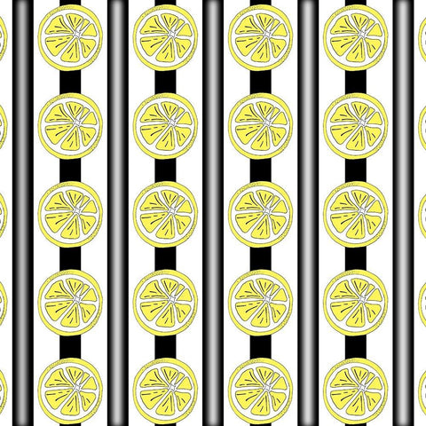 Easy Peasy Lemon 1 Black Modern Wood Framed Art Print by LightBoxJournal