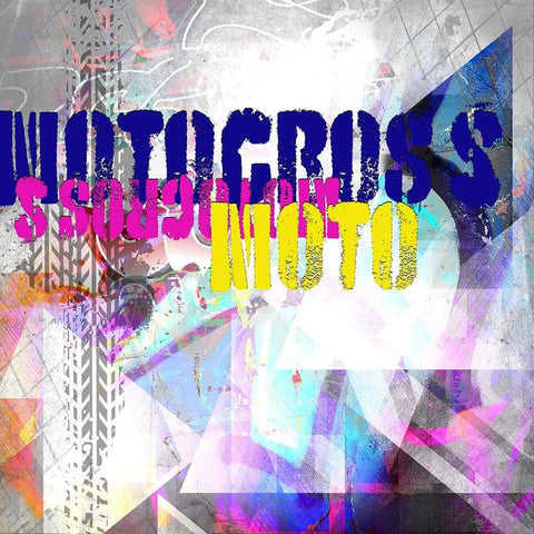 Extreme Motocross TYPE Gold Ornate Wood Framed Art Print with Double Matting by LightBoxJournal