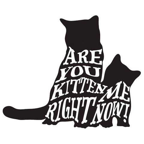 RescueCat 011 Black Modern Wood Framed Art Print by LightBoxJournal