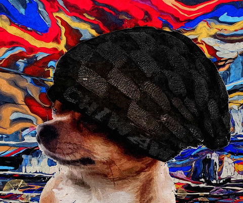 The Dude Black Ornate Wood Framed Art Print with Double Matting by Murray Henderson Fine Art