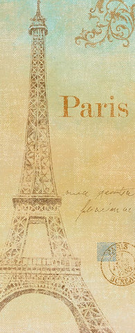 Travel Monuments I Black Modern Wood Framed Art Print by Zaccheo, John