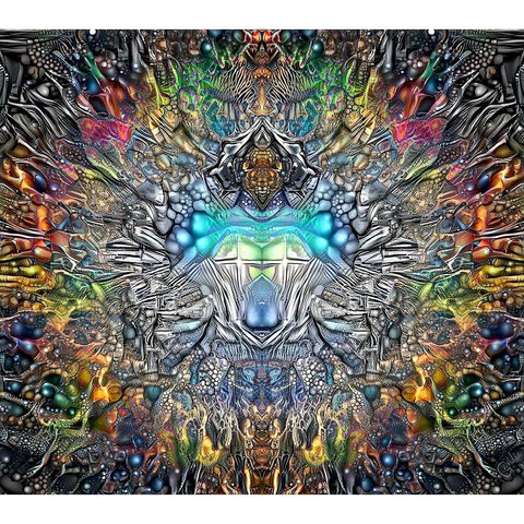 Fifth Sun Black Modern Wood Framed Art Print with Double Matting by Gavidia, Pedro