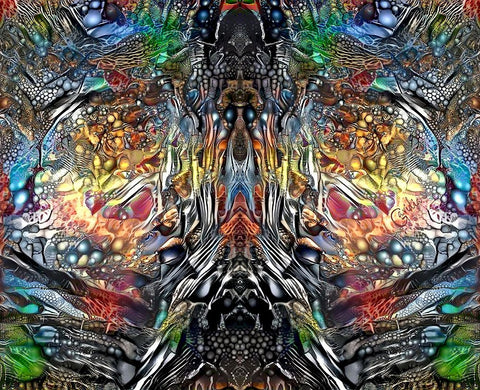 The Color of Wisdom Black Ornate Wood Framed Art Print with Double Matting by Gavidia, Pedro