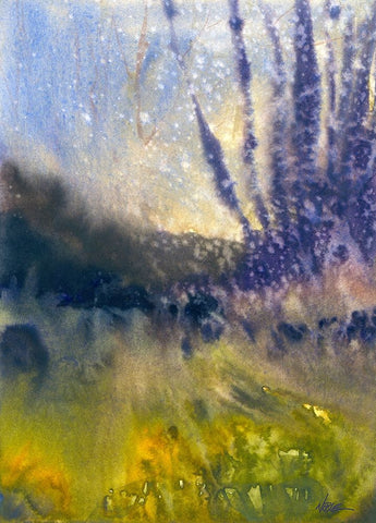 Fog Valley Black Ornate Wood Framed Art Print with Double Matting by Randy Noble Fine Art