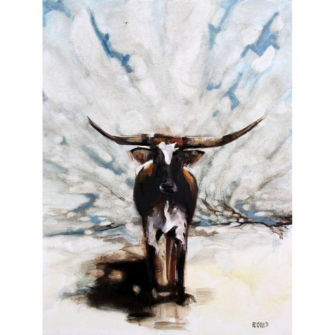 Dorthy Black Modern Wood Framed Art Print with Double Matting by Gould, Renee