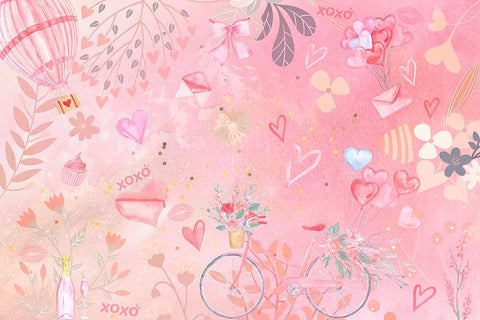 Ride with my Sweetheart White Modern Wood Framed Art Print with Double Matting by The Font Diva