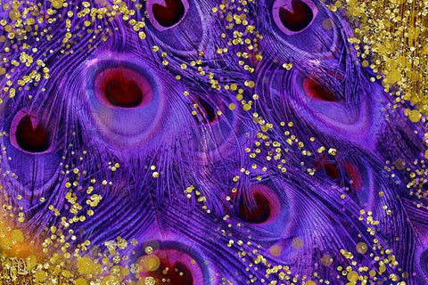 Buried Treasure III White Modern Wood Framed Art Print with Double Matting by Lavoie, Tina