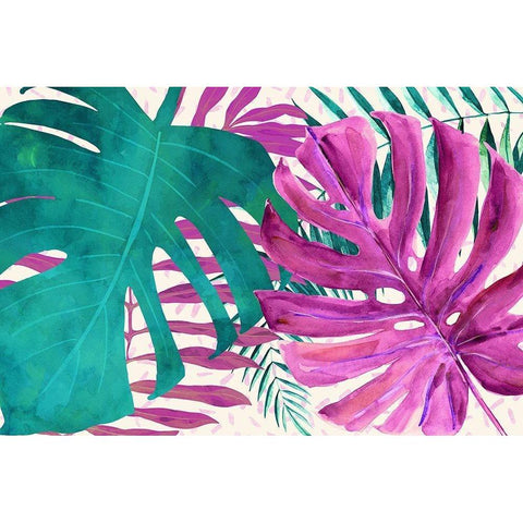 Rainforest Canopy II White Modern Wood Framed Art Print by Lavoie, Tina