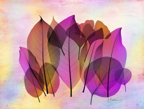 Retroluxed Compostion 2 White Modern Wood Framed Art Print with Double Matting by Koetsier, Albert