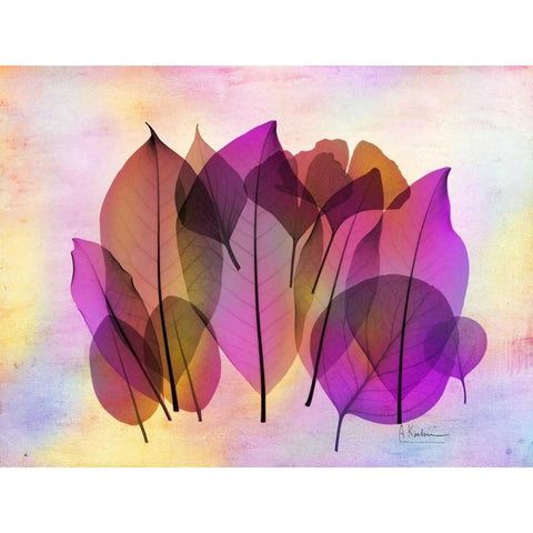 Retroluxed Compostion 2 Gold Ornate Wood Framed Art Print with Double Matting by Koetsier, Albert