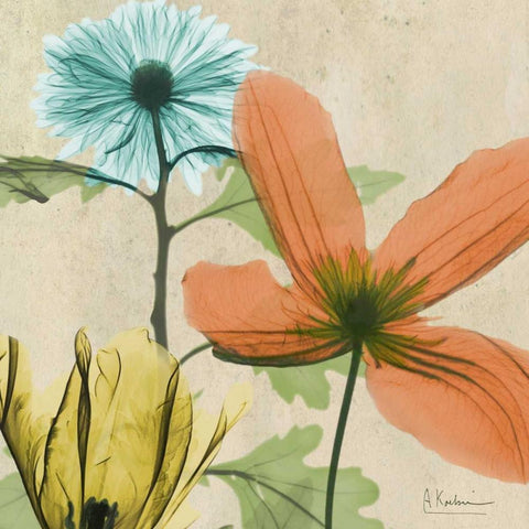 New Avalon V Gold Ornate Wood Framed Art Print with Double Matting by Koetsier, Albert