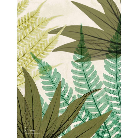 Mesozoic Travels 2 Gold Ornate Wood Framed Art Print with Double Matting by Koetsier, Albert