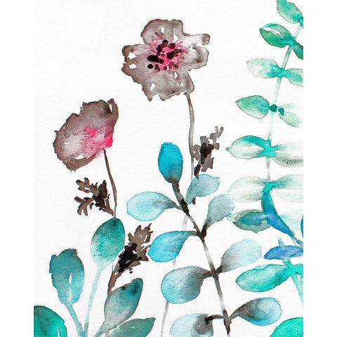 Sublime Simplicity 2 Black Modern Wood Framed Art Print by Boho Hue Studio