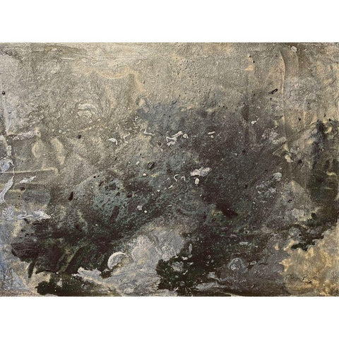 Distorted Reception 1 Gold Ornate Wood Framed Art Print with Double Matting by Brown, Denise