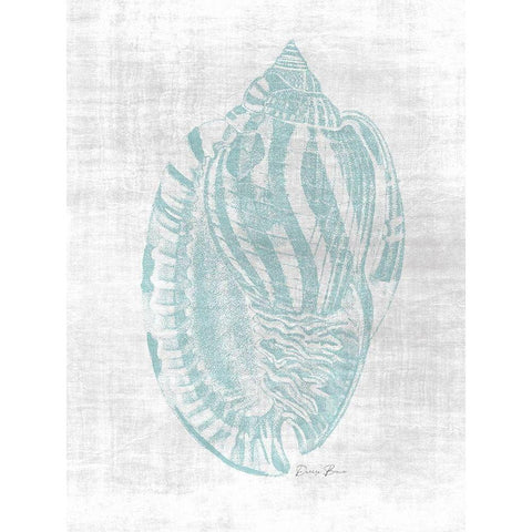 Beautiful Shells 1 Gold Ornate Wood Framed Art Print with Double Matting by Brown, Denise