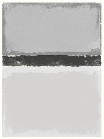 Soft Charcoals 2 White Modern Wood Framed Art Print with Double Matting by Brown, Denise