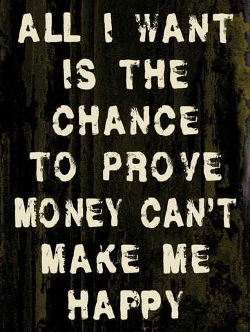 Money Black Ornate Wood Framed Art Print with Double Matting by Stimson, Diane