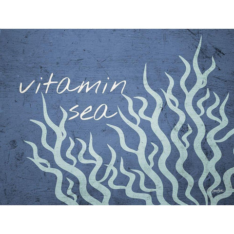 Vitamin Sea Gold Ornate Wood Framed Art Print with Double Matting by Stimson, Diane