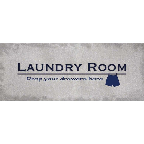 Laundry Room Drawers Gold Ornate Wood Framed Art Print with Double Matting by Gibbons, Lauren